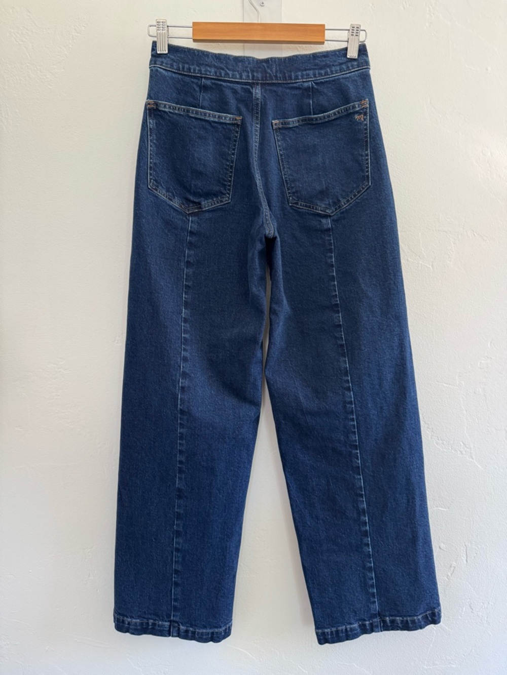 Madewell The Emmett Wide-Leg Jean: Welt Pocket Edition Leffers Wash Stretch - Picture 5 of 15